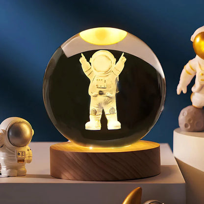 Magnifique décoration en sphère de cristal 3D