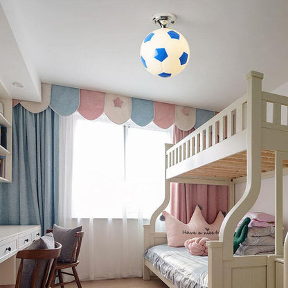 Lampe de plafond en verre pour sports amusants