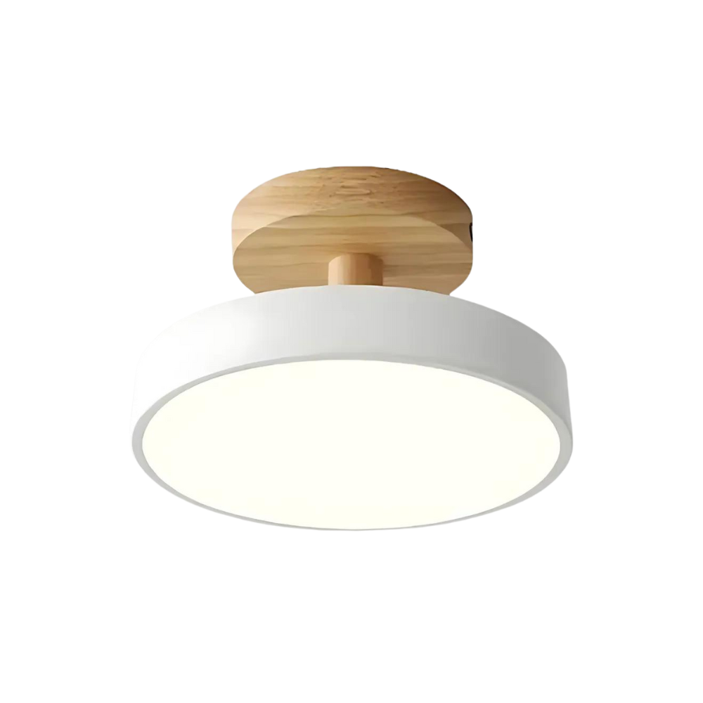 Plafonnier LED mince et contemporain