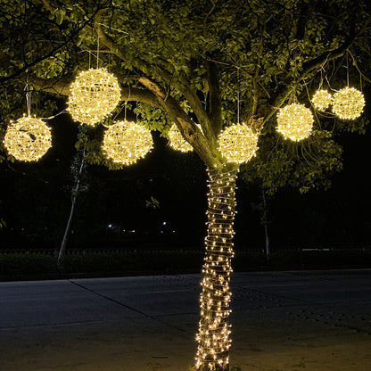 Colorful LED Solar Powered Hanging Garden Lamp - Halri