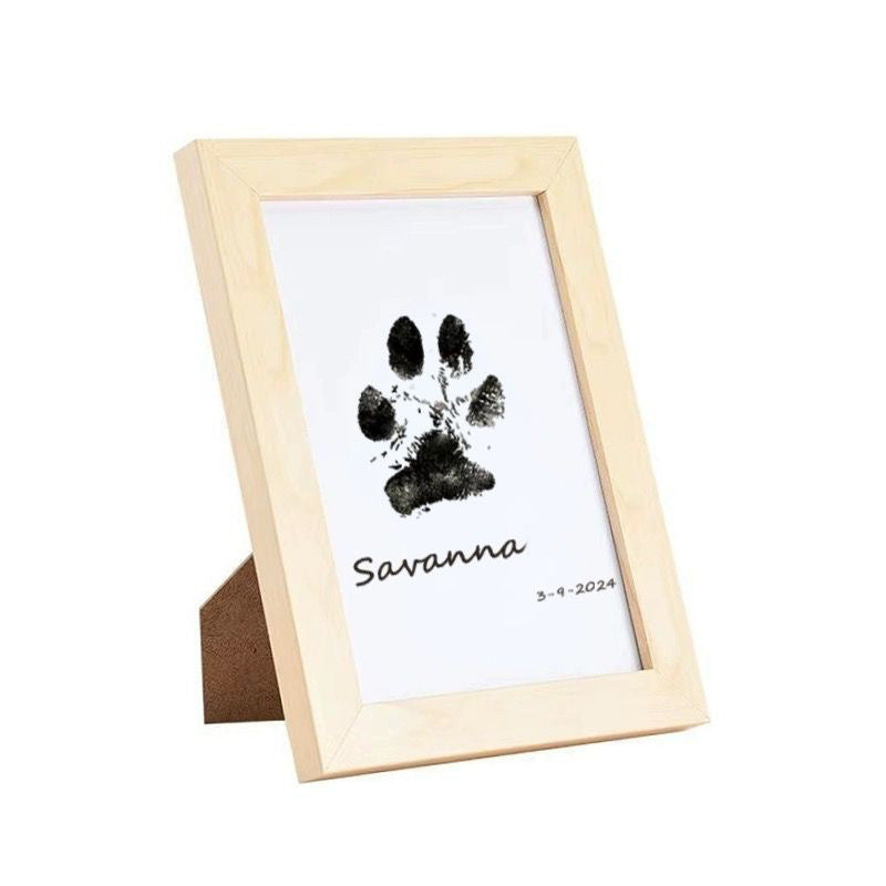 Kit d'art facile à réaliser avec des empreintes de pattes d'animaux