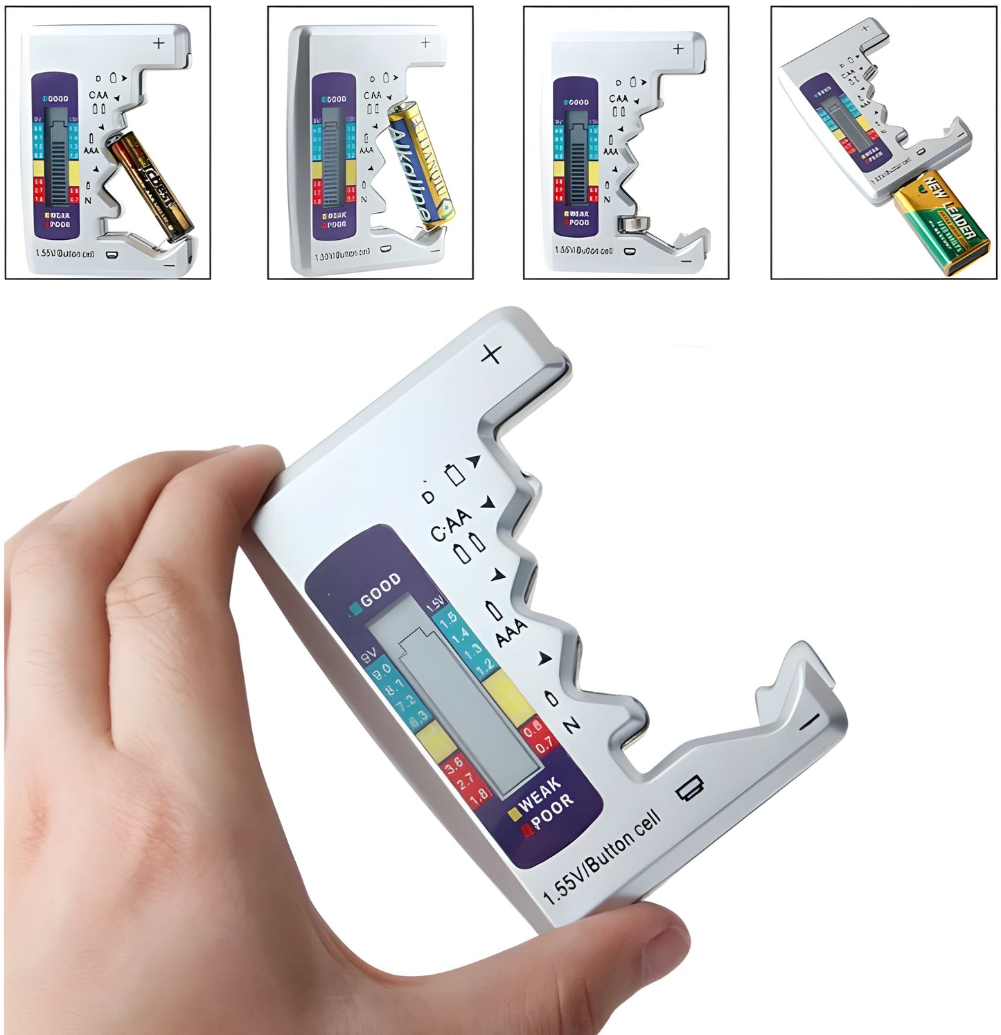 Accurate Portable Battery Voltage Tester