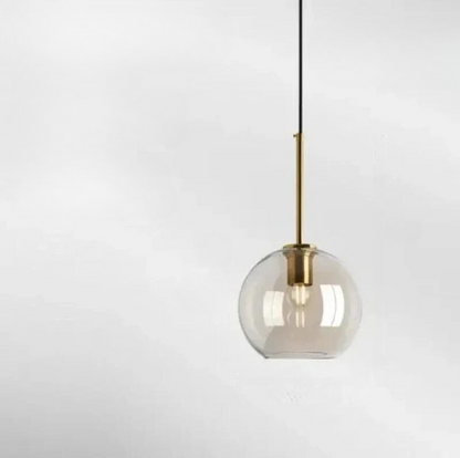 Lampe pendante en verre de style scandinave simple
