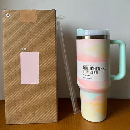 Grande tasse de voyage isotherme avec couvercle à bec verseur