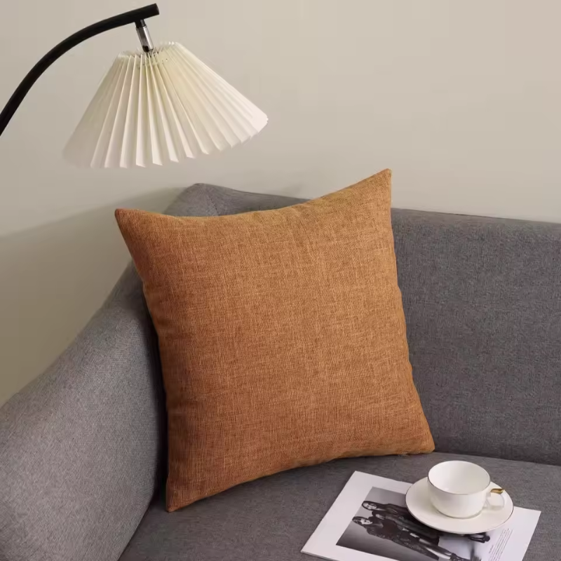 Housses de coussin en coton doux pour la décoration intérieure