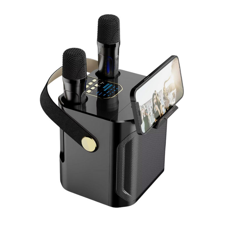Wireless Karaoke Speaker System with 2 Mics - Halri