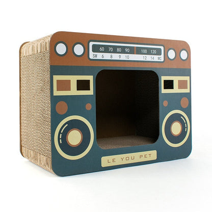 Rustic Cat Scratcher Bed House - Halri