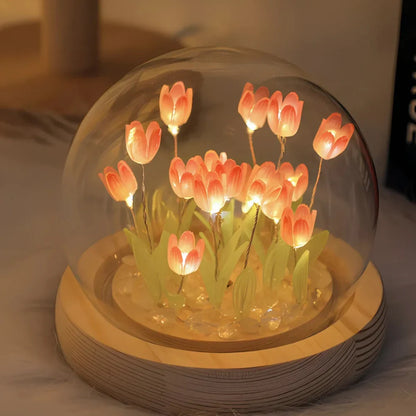 Beautiful Floral Tulip Lamp - Halri