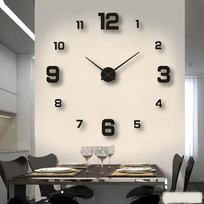 Quiet Modern Wall Clock Analog Home Decoration