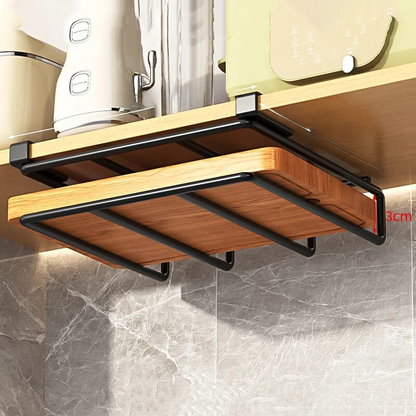 Wall Mounted Kitchen Storage Rack - Easy Install - Halri