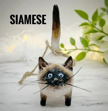Adorable Small Cat Collectible Figurine