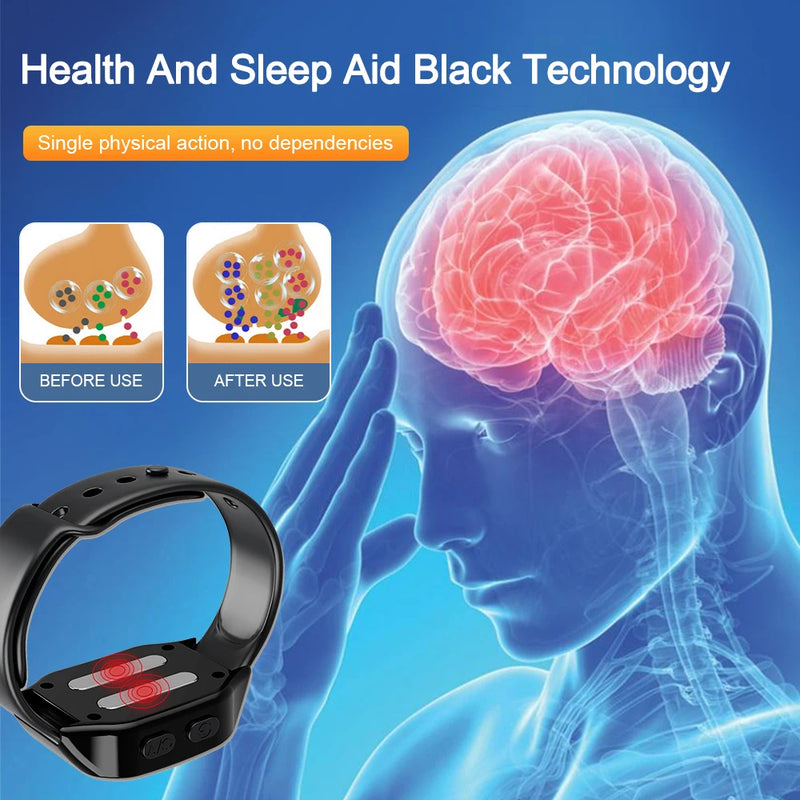Relaxing Sleep Tracker with Gentle Pulse Therapy