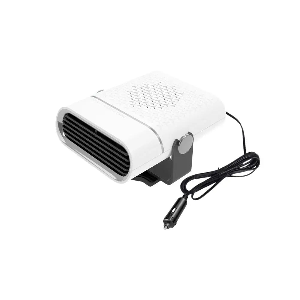 2-in-1 Portable Car Heater With 360° Rotation, Dual Hot & Cool Modes, Fog & Ice Removal