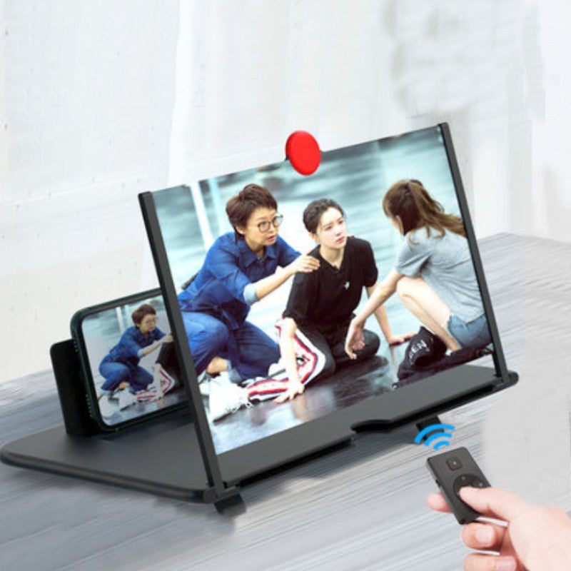 Projecteur portable 12 pouces pour téléphone, idéal pour les films et les vidéos
