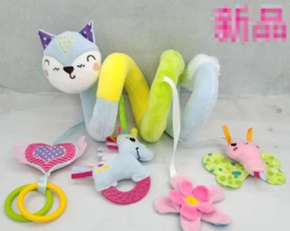 Arche de jouets en spirale pour poussette
