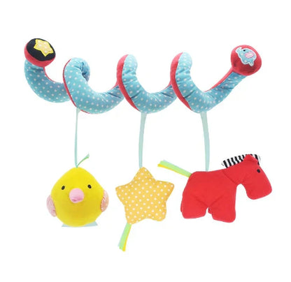 Arche de jouets en spirale pour poussette