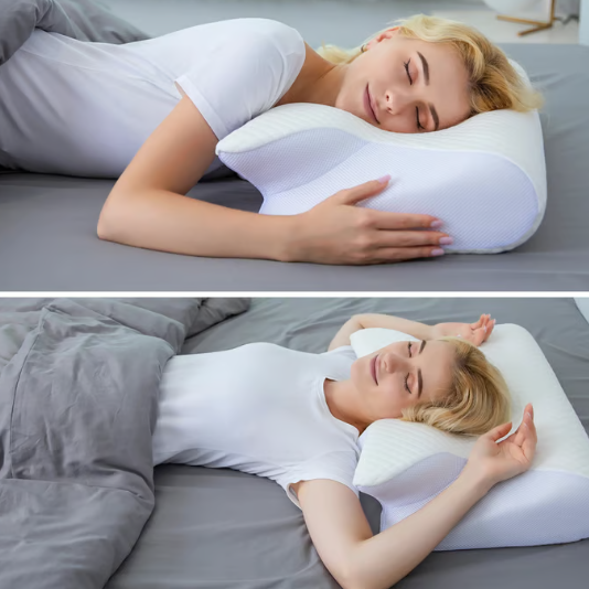 Oreiller de soutien cervical profilé