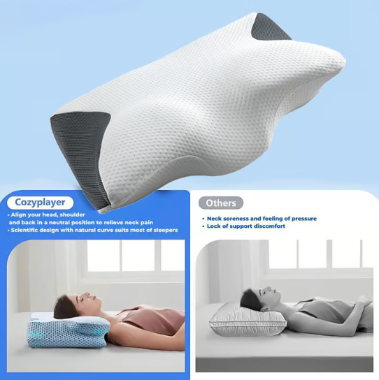 Oreiller de soutien cervical profilé