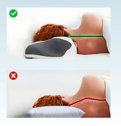 Oreiller de soutien cervical profilé
