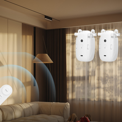 Motorized Smart Curtain Opener with Remote Control