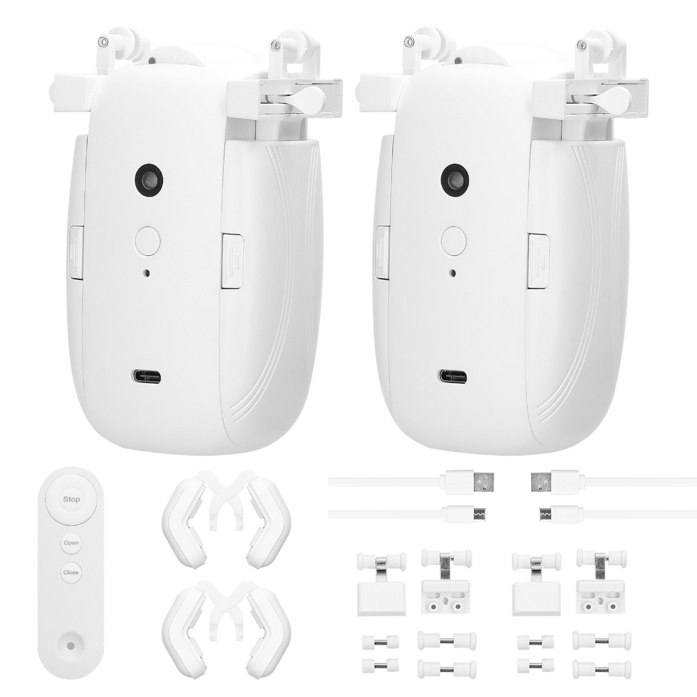 Motorized Smart Curtain Opener with Remote Control
