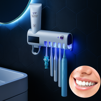 Portable UV Toothbrush Cleaner & Holder - Halri