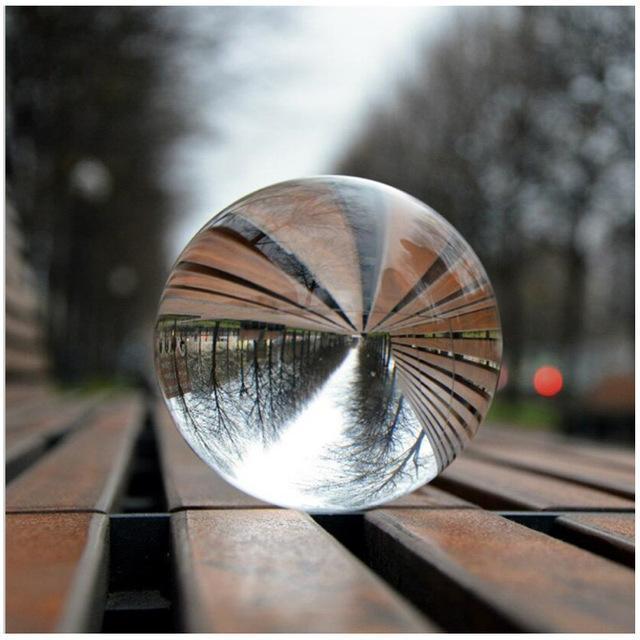 Boule de cristal en verre transparent pour la photographie professionnelle