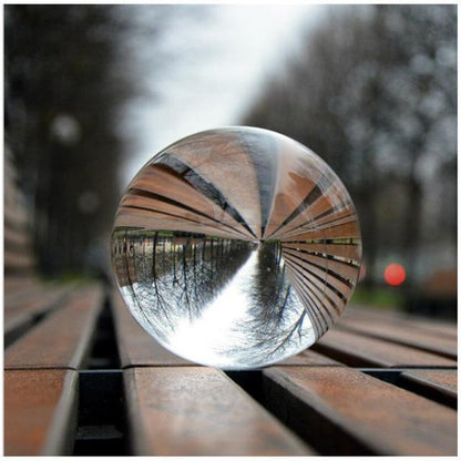 Boule de cristal en verre transparent pour la photographie professionnelle