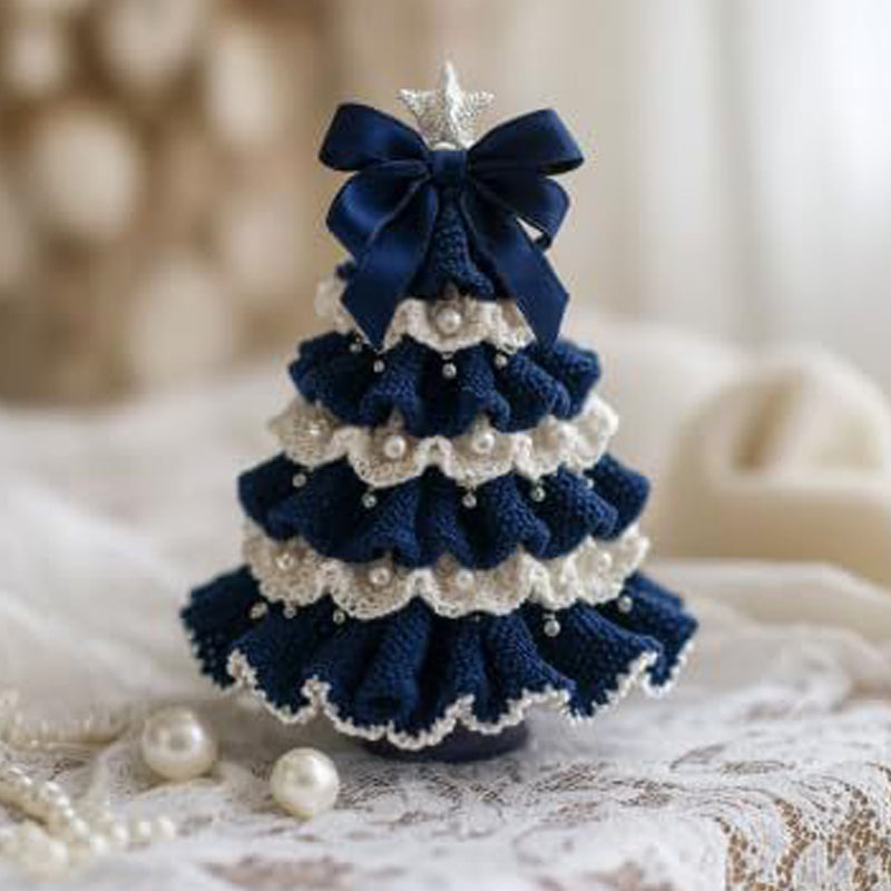 Magnifiques mini sapins de Noël au crochet 
