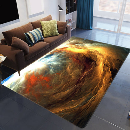 Tapis nuage 3D coloré, doux et antidérapant pour salon