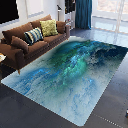 Tapis nuage 3D coloré, doux et antidérapant pour salon