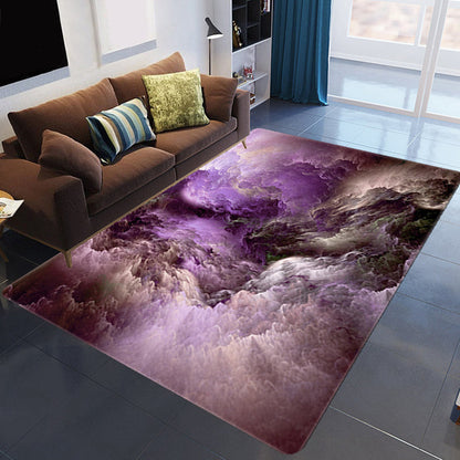 Tapis nuage 3D coloré, doux et antidérapant pour salon