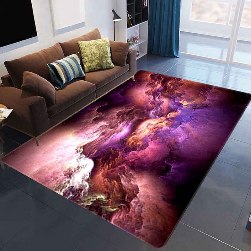 Tapis nuage 3D coloré, doux et antidérapant pour salon