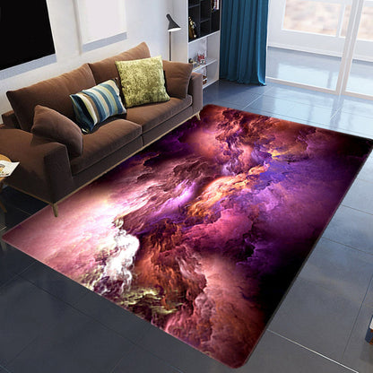 Tapis nuage 3D coloré, doux et antidérapant pour salon