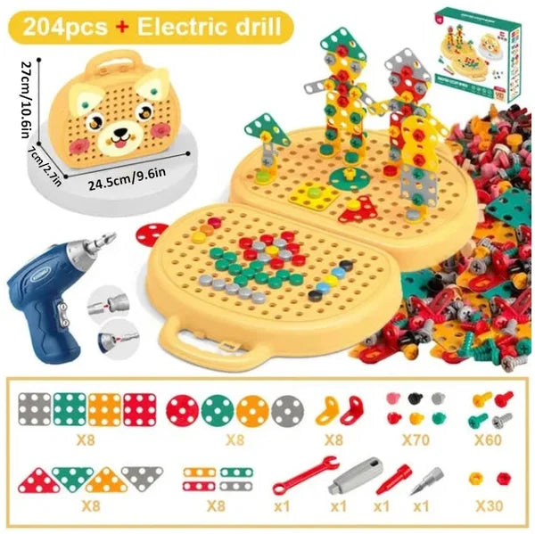Boîte de rangement en bois éducative pour jouets