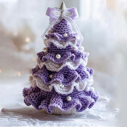 Magnifiques mini sapins de Noël au crochet 