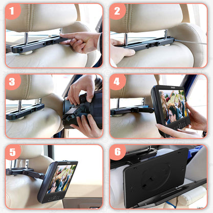 Portable Car Backseat DVD Player