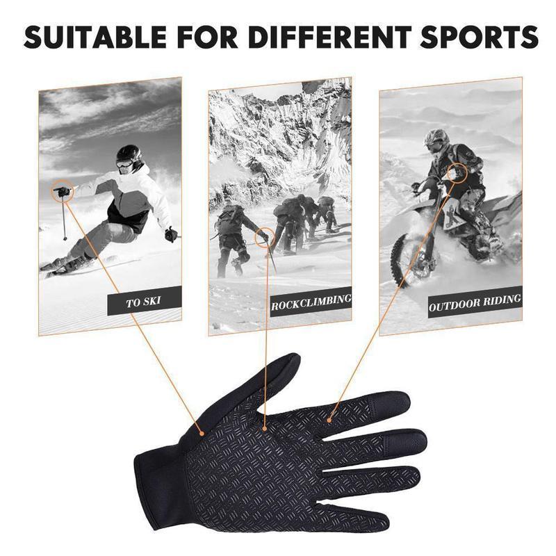 Insulated Winter Sports Gloves for Men Women - Halri