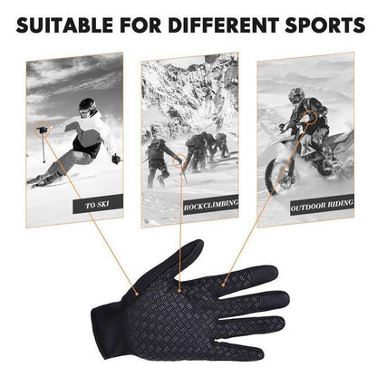 Insulated Winter Sports Gloves for Men Women - Halri