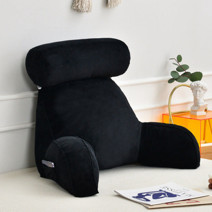 Oreiller de soutien confortable avec accoudoirs et appui-tête réglable