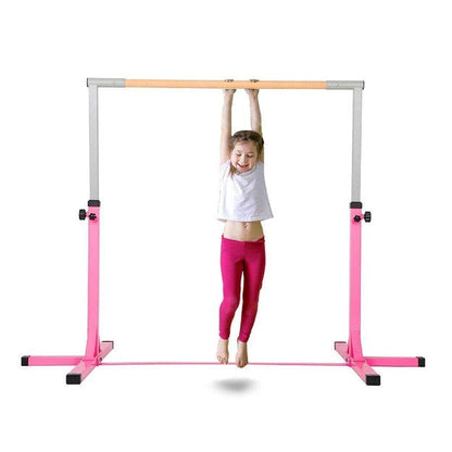 Adjustable Home Gym Bar – Foldable Training Equipment
