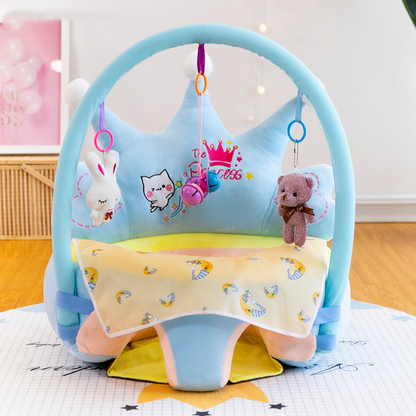 Chaise haute pour bébé avec arche de jeu - Aide à l'assise confortable