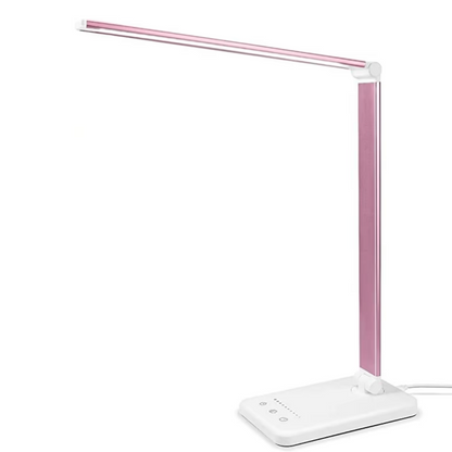 Lampe de bureau LED compacte avec port USB et 5 modes d'éclairage