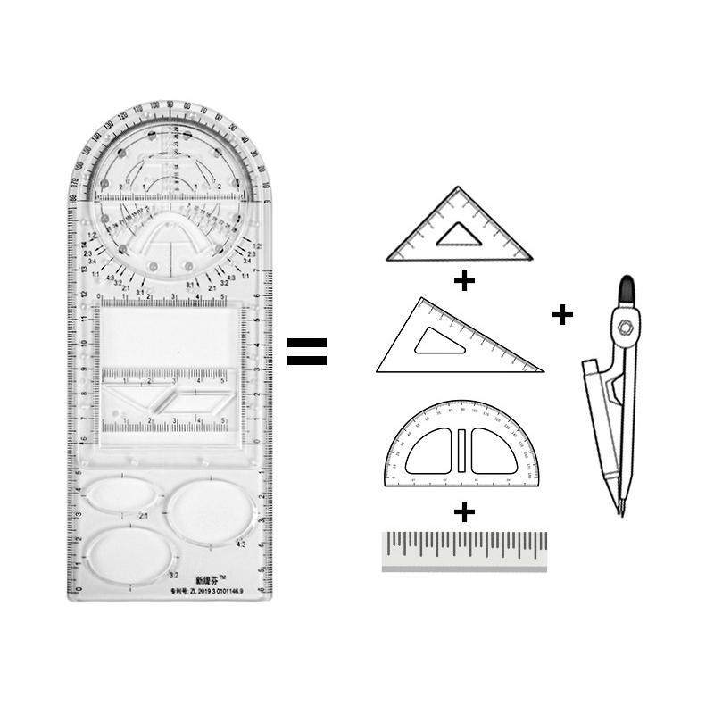 Règle mathématique 3 en 1 précise