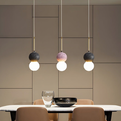 Glarefusion Nordic Modern Simple Terrazzo Chandelier