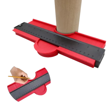 Règle de gabarit de profil précise pour les projets de bricolage et de construction