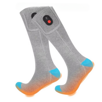 Chaussettes chauffantes électriques rechargeables et chaudes pour l'hiver