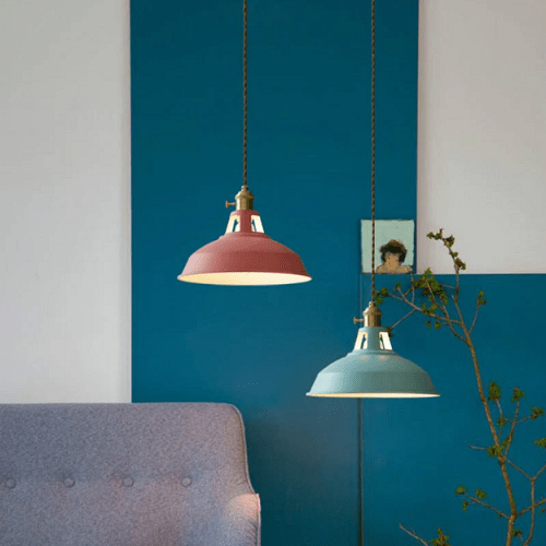 Retro Style Pastel Pendant Light - Halri