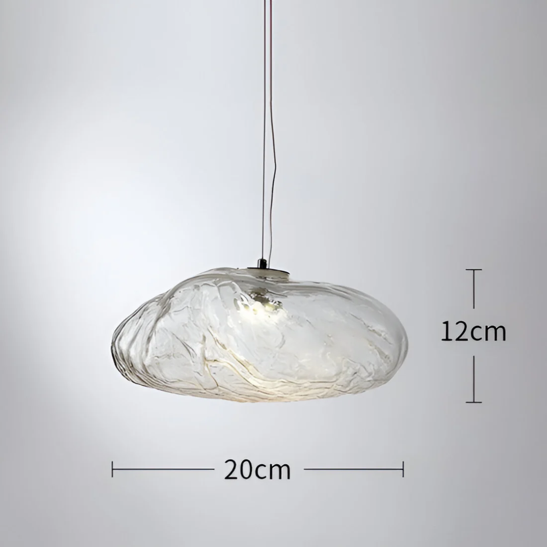 Suspension blanche unique