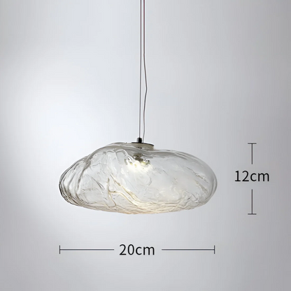 Suspension blanche unique